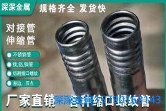 缩口精准不打滑，螺纹牢固抗压力 —— 优质缩口螺纹管